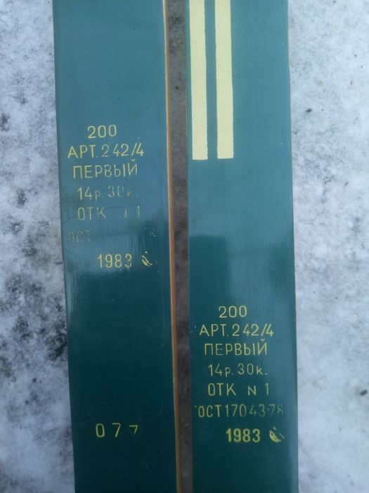 Нові бігові лижі.