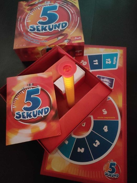 5 sekund gra planszowa stan bardzo dobry
