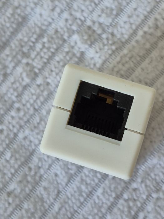 Adapter Lanberg złączka sieciowa RJ-45 X2 kat.6