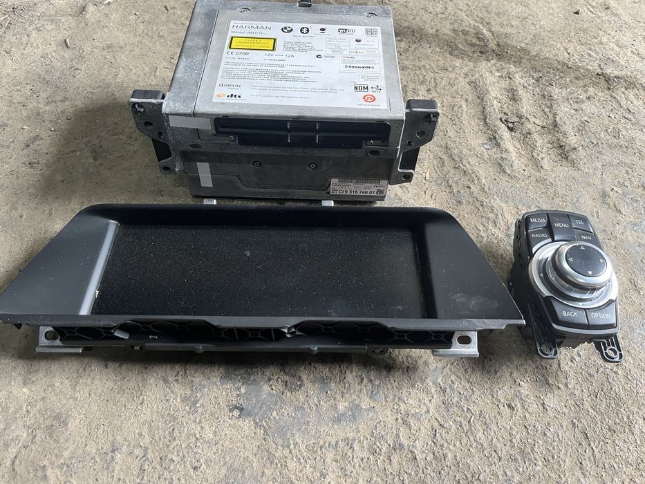 Nawigacja duza NBT radio bmw f10 f11 stacja monitor Harman kpl