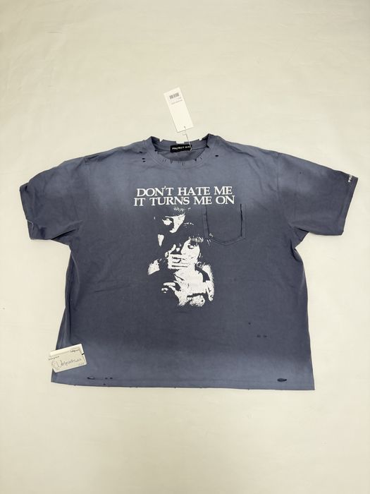 футболка Project gr doing hate me Protocol index  M L balenciaga vetements