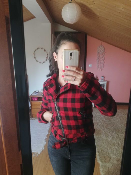 Casaco fazenda xadrez