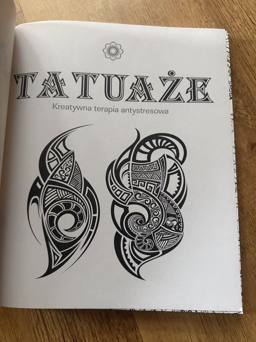 Kolorowanka antystresowa dla dorosłych Tatuaże