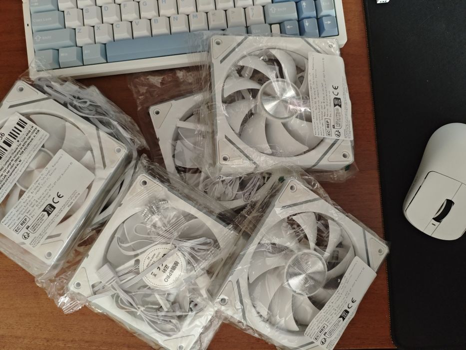Нові вентилятори Prism 8 Pro White (Forward) — комплект 6 шт