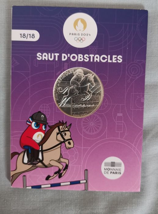 Moeda prata - Hipismo - Jogos Olímpicos Paris 2024