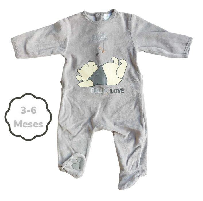 Babygrow Cinzento Disney Baby 3-6 meses