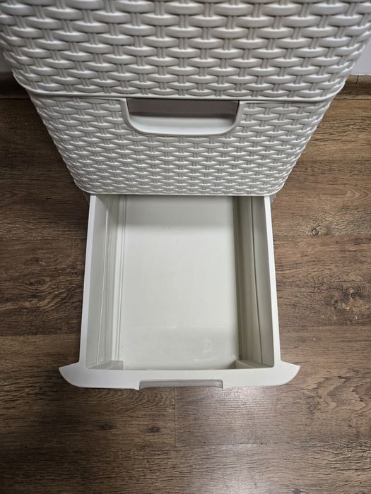 Curver Style REGAŁ i DWA KOSZE na bielizne przechowywanie w łazience