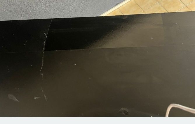 Móvel sala preto e branco
