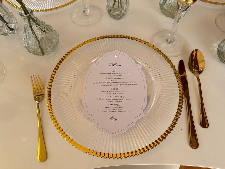 Podtalerze złote liście