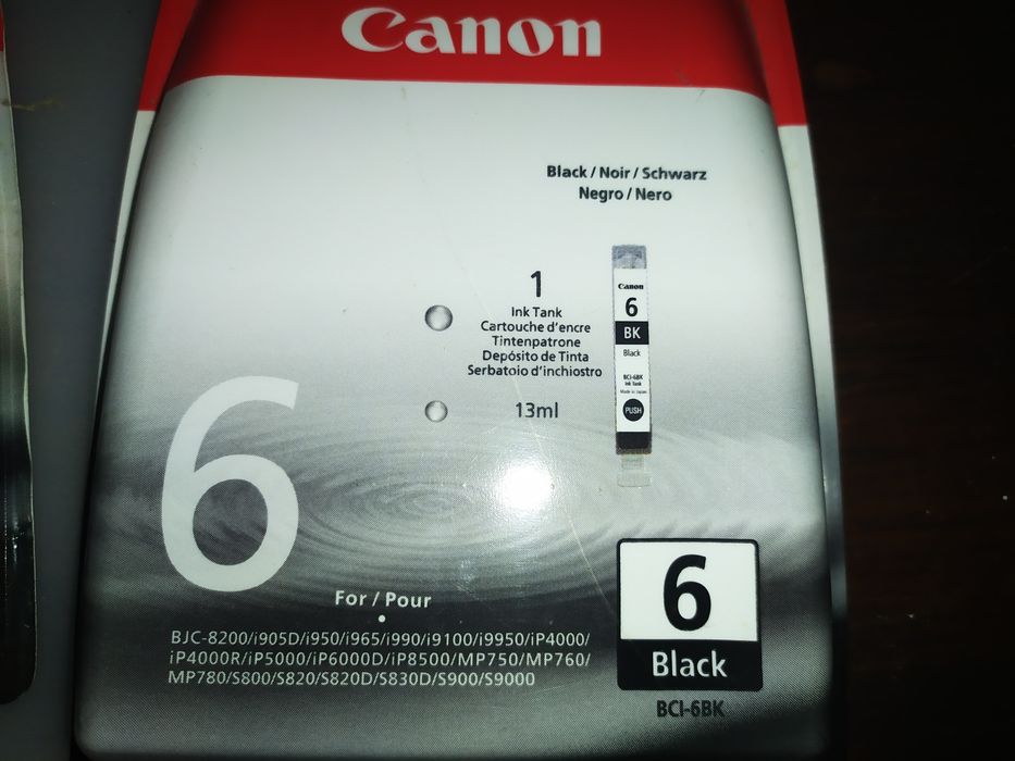 Tinteiro Canon preto