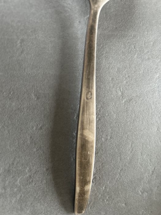 Stara łyzka posrebrzana