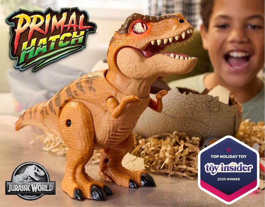 Інтерактивний Тиранозавр Рекс в яйці Primal Hatch Jurassic World Новий