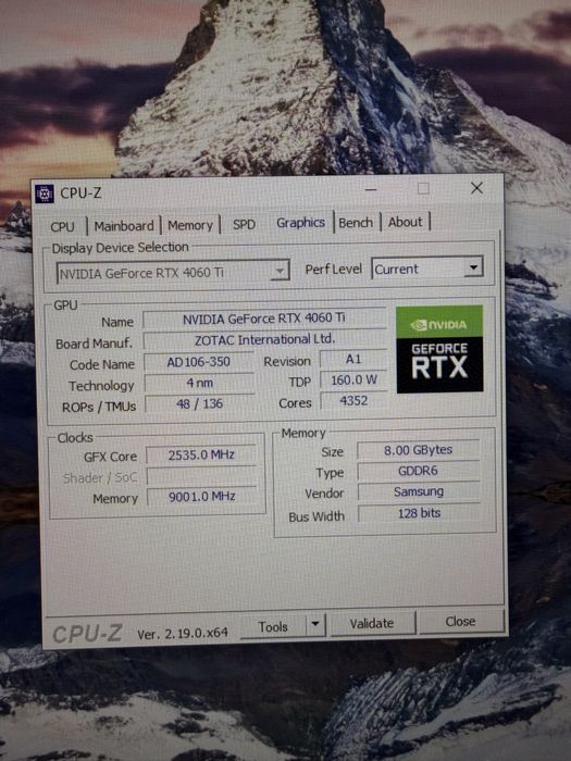 Desktop Gaming Rtx4060ti
