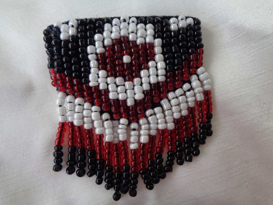 подарунк брошка Вишиванка нова 5,8* 6см ручна робота