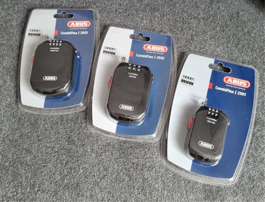 Abus zabezpieczenie 3 sztuki 65/85/120