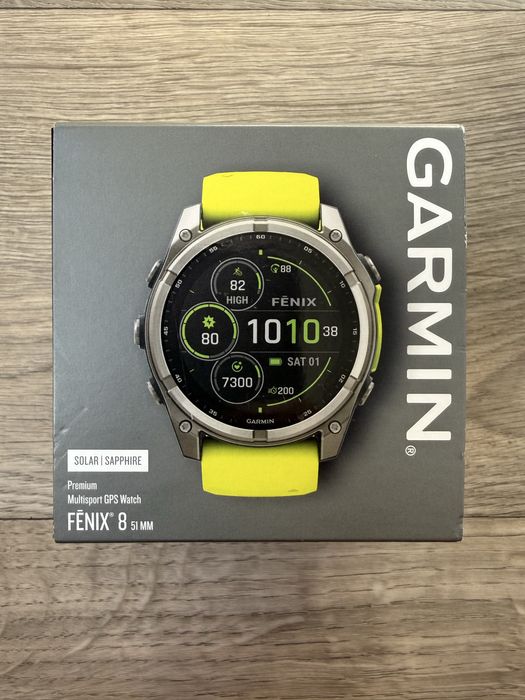 Часы Garmin Fenix 8 Solar 51 мм Sapphire