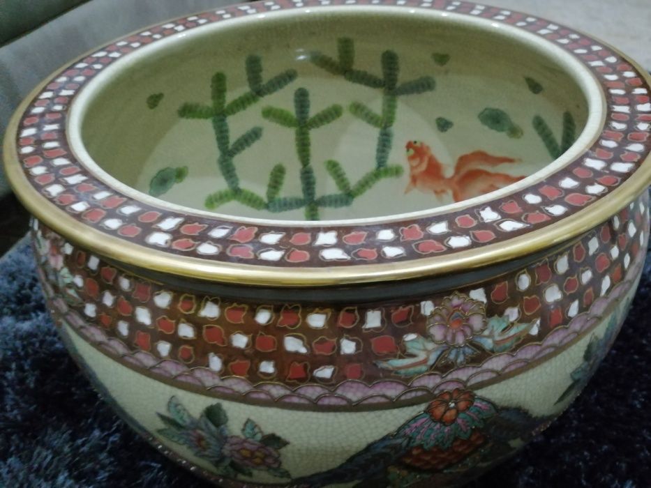 Vaso / cachepot porcelana chinesa