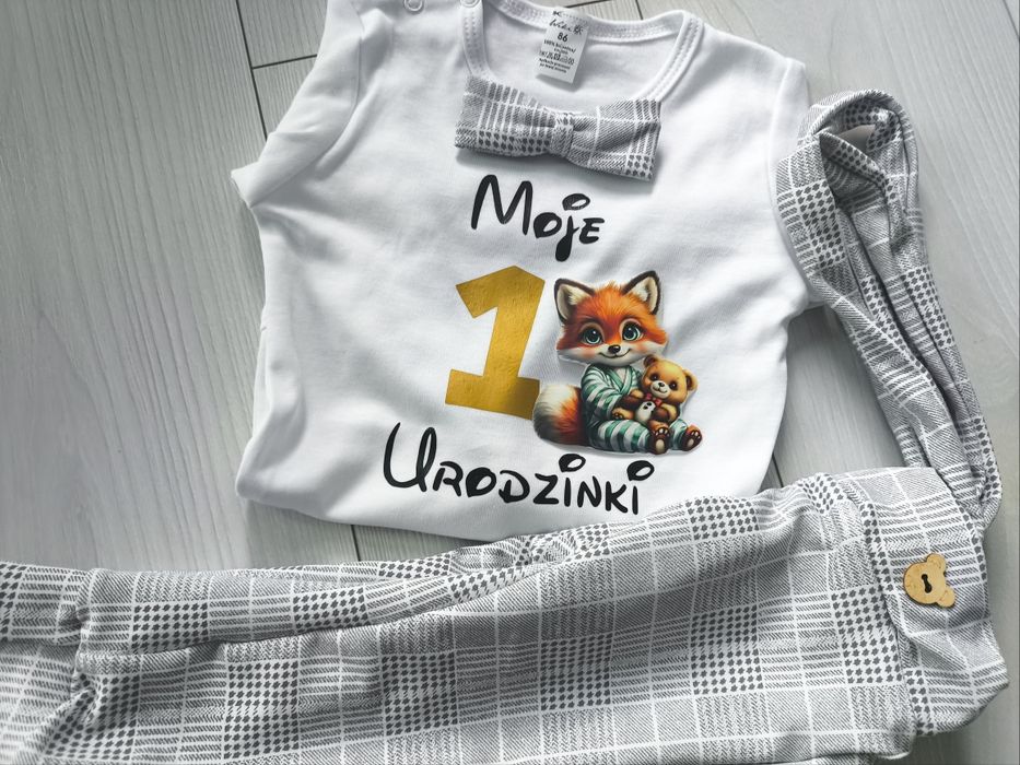 Komplet na pierwsze urodziny chłopiec rok