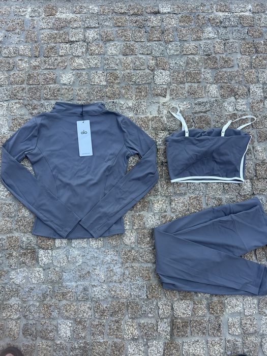 Set Alo Yoga M Cinzento