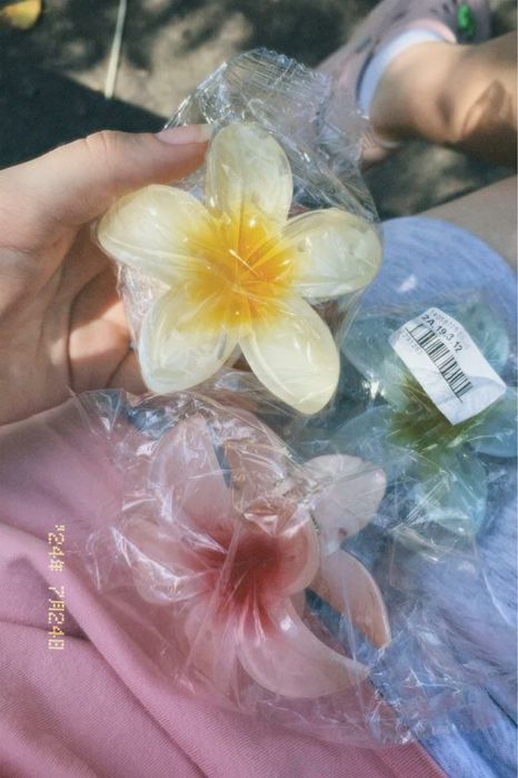 гавайські крабики для волосся