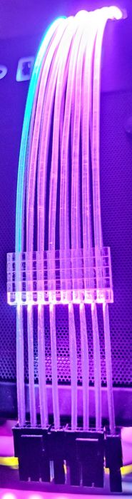 ARGB Кабель-подовжувач живленя відеокарти 2x6+2 pin 5v 3 pin.