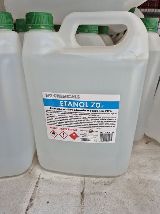 Etanol 70% 4L Nowy Duża ilość