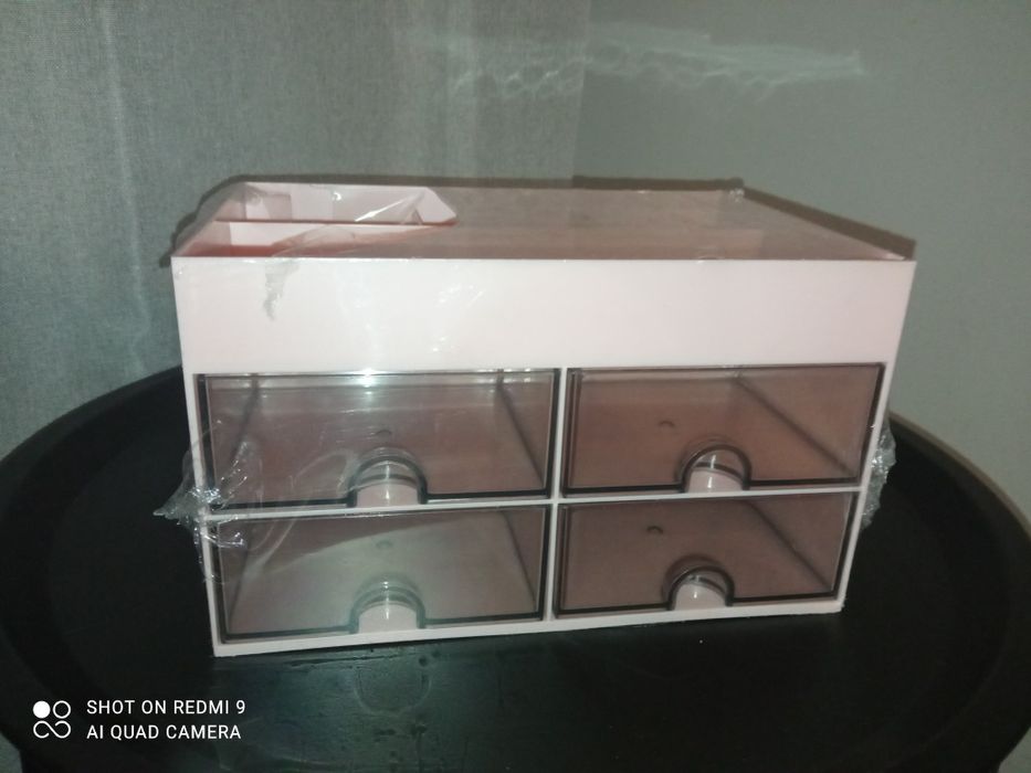 Wielofunkcyjny Organizer Na Biurko Z 4 Szufladami Na Biurko, Długopisy