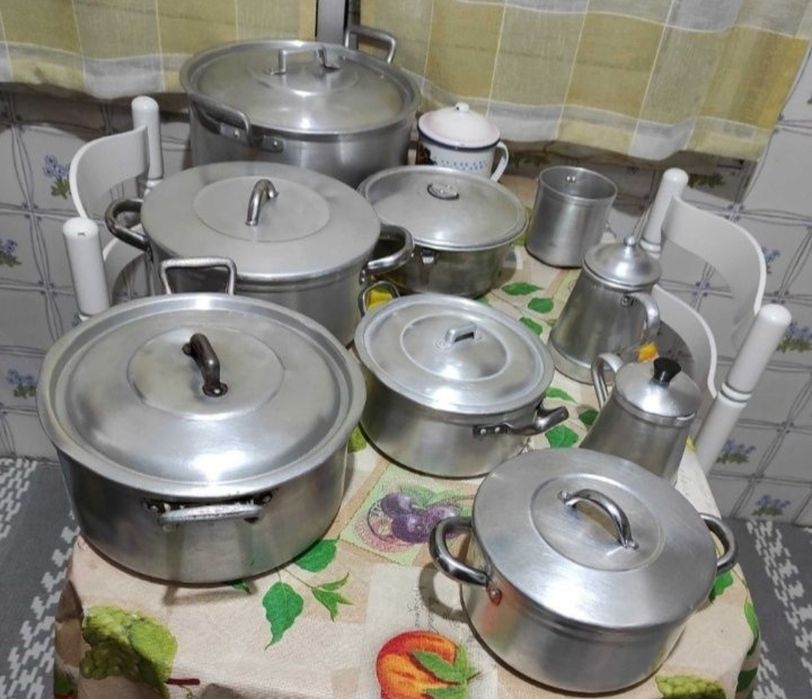 Tachos e panelas de 5€ a 30€