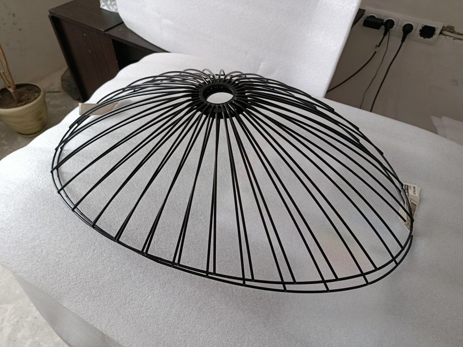 2 Абажури ІКЕА MOTSJÖ + 2 Плафони HEMMA