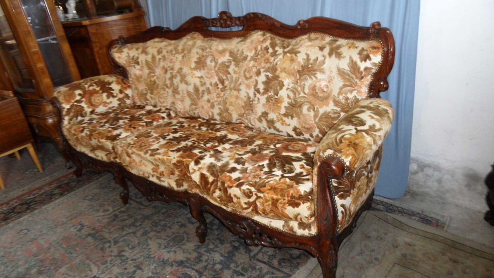Sofa Ludwik Dębowy Stelaż z Włoch