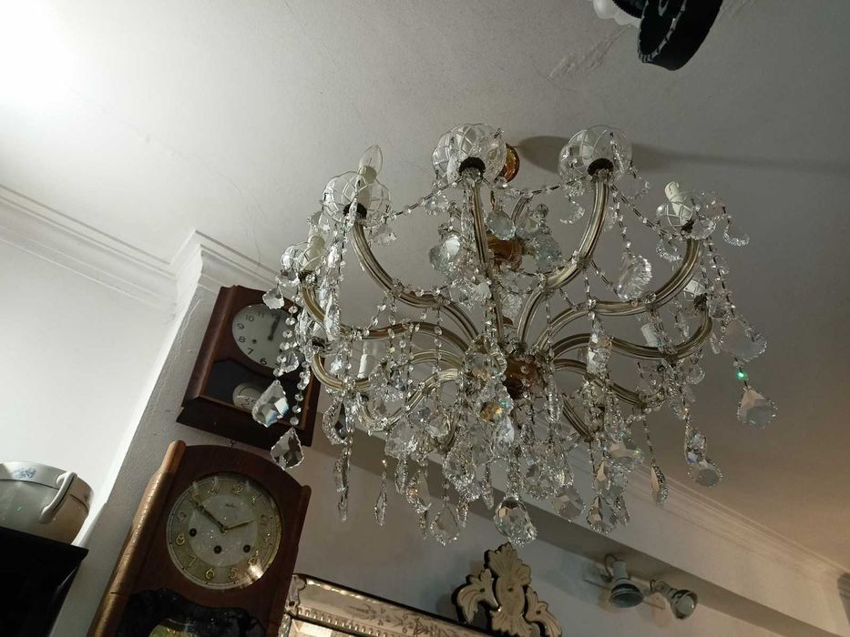 Lustre Maria Teresa 12 Lâmpadas