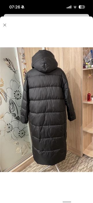 Стильний пуховик 54-56 розмір