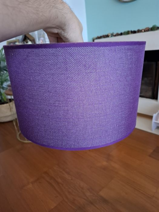 Abajur Simples Roxo435433205452646401