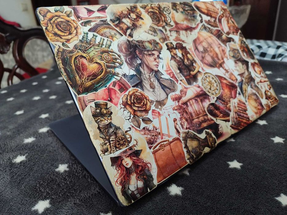 Portátil – i5, 16GB RAM, 512GB SSD – Tema Steampunk