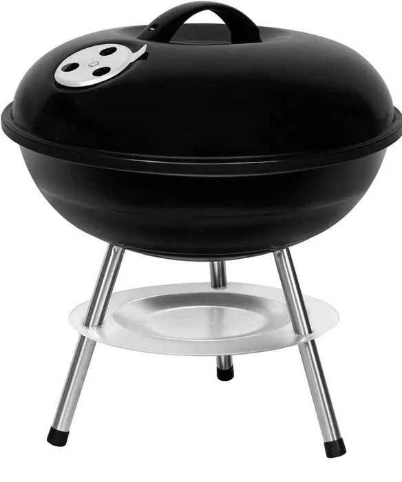 Nowy przenośny grill węglowy/ruszt/okrągły/brykiet/zamykany !4839!