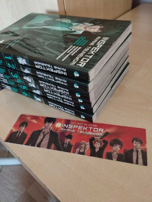 Manga inspektor akane tsunemori 1-6 + zakładka i jedna manga gratis