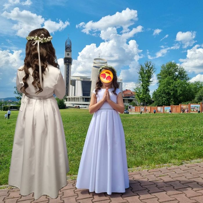 Piękna sukienka komunijna