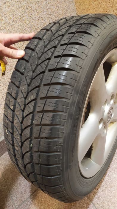 Alufelgi Mazda 6 Alu opony zimowe Kormoran 205/55/16 2017 stan b.dobry