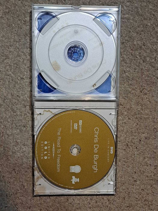 Limited Gold Edition CD+DVD Chris de Burgh The road to freedom ,plakat