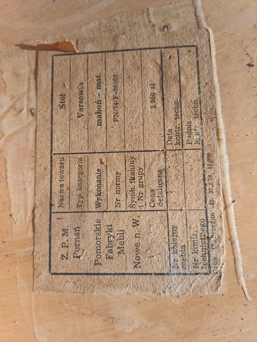 Stoły prl solidne tanio 2 szt