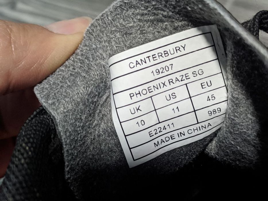 Canterbury бутсы футбольная обувь 45р