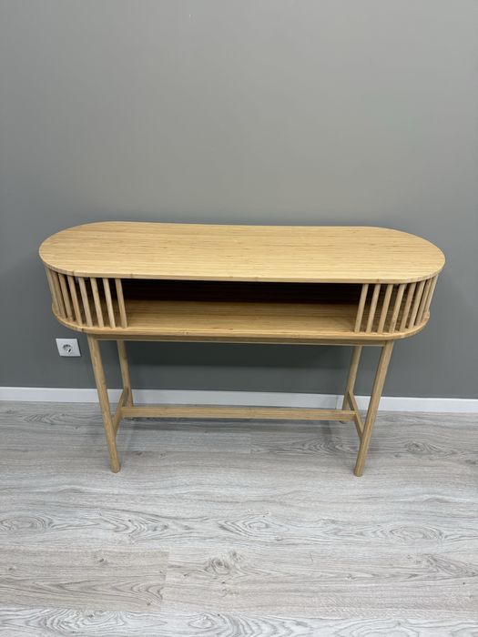 Móvel de entrada em madeira de Bambu