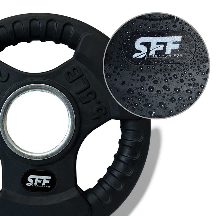 Obciążenie olimpijskie zestaw 4x2,5kg gumowane 51mm