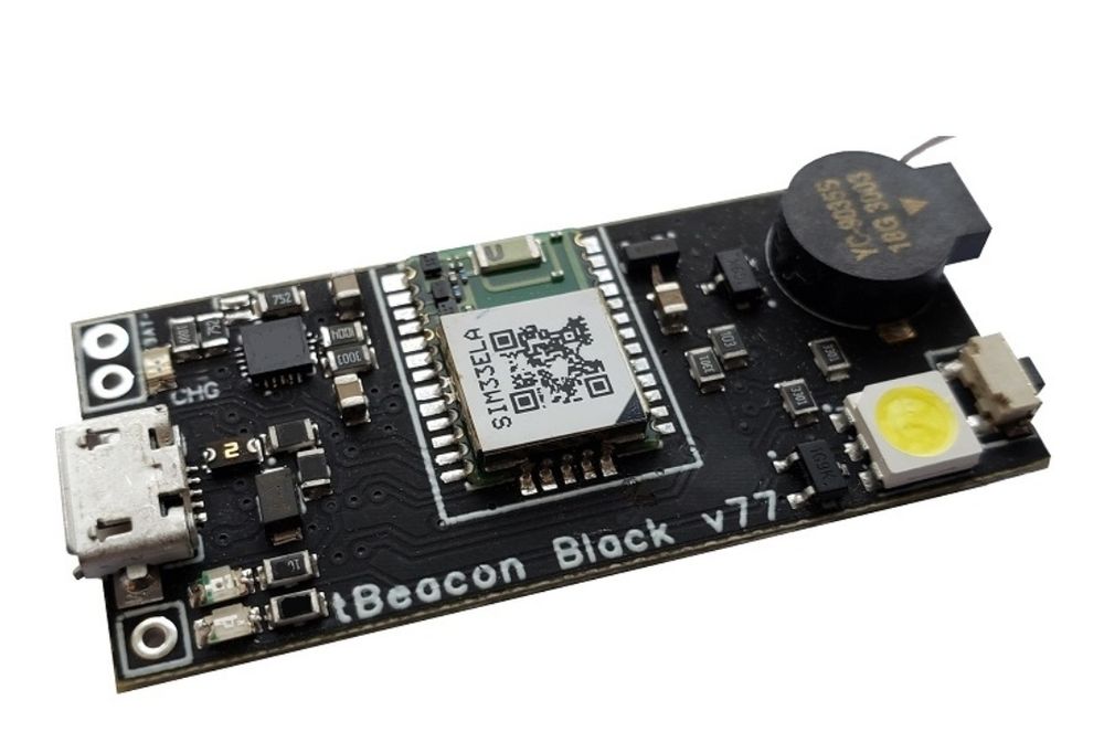 GPS радіомаяк tBeacon Black. Не потребує GSM