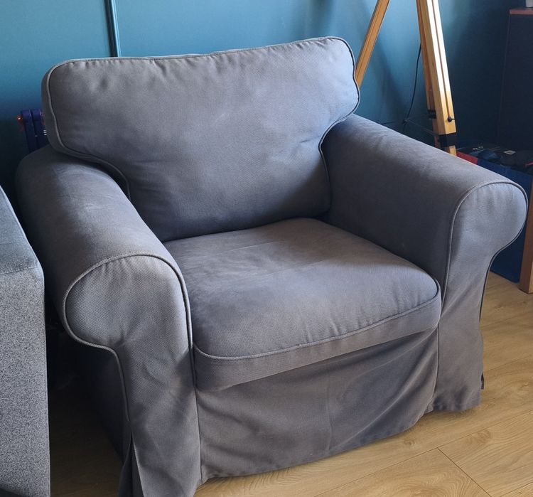 Fotel Ikea Ektorp szary