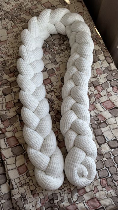 Косичка Бортик в кроватку / ліжечко 221см