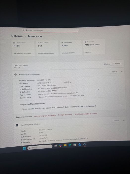 Pc gaming tudo incluido