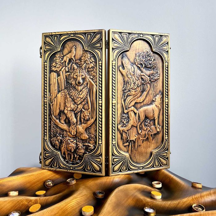 (ПОДАРУНОК ) Нарди з Дерева від Виробника (Багато варіантів)