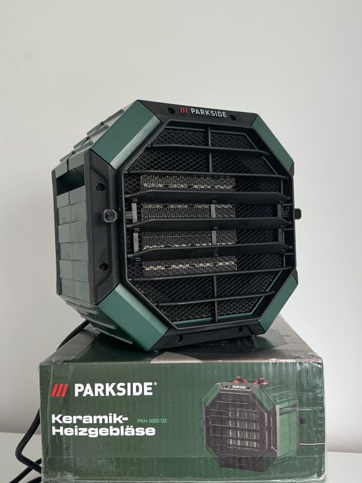 Тепловентилятор керамічний обігрівач 3000Вт Parkside