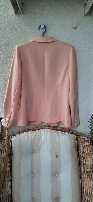 Marynarka żakiet L/40 łososiowa elegancka jak nowa